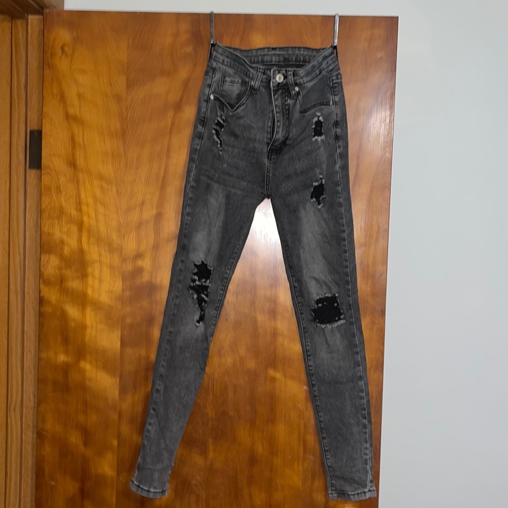 Black Jeans with Holes